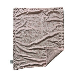 SL Home Fashion Pink Star Embossed Baby Blanket Lovey Security Soft Kids